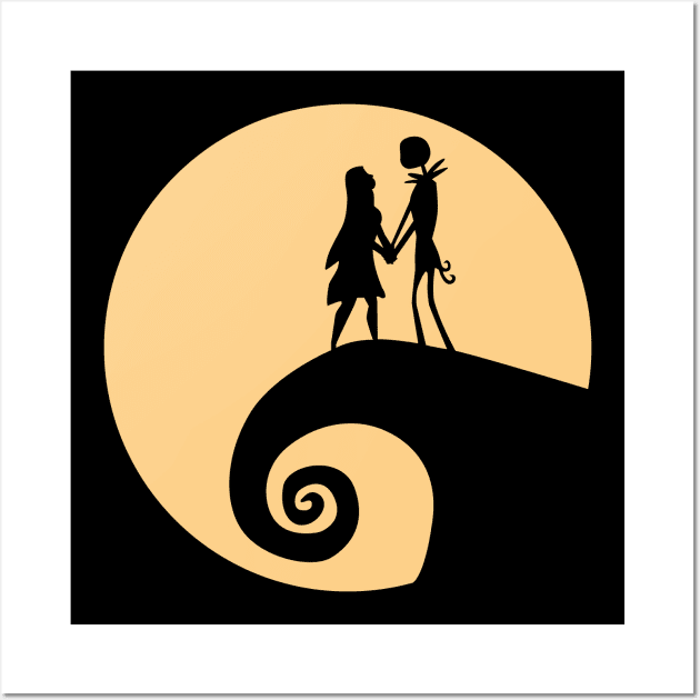 Jack and Sally Wall Art by mshell_mayhem